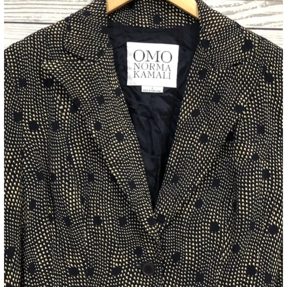 OMO Norma Kamali Jacket 40s Style Vintage - Picture 3 of 8